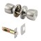 Prime-Line Passage Knob, Fits 2-3/8 in. and 2-3/4 in. Backset, Tulip, Satin Nickel (1 Set) MP65023 - alternate 1